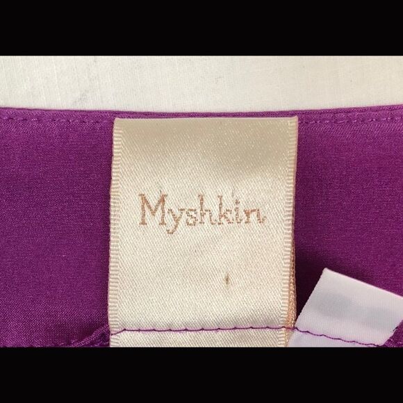 SILK CHARMEUSE LUXURY LAYERED ASYMMETRIC SHORT SKIRT - Picture 9 of 11